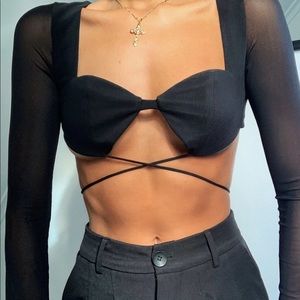 Black princess Polly bra top